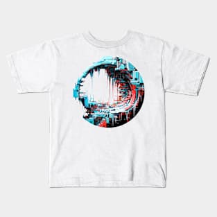 World City Circle Of Life Optimistic Fun Abstract Kids T-Shirt